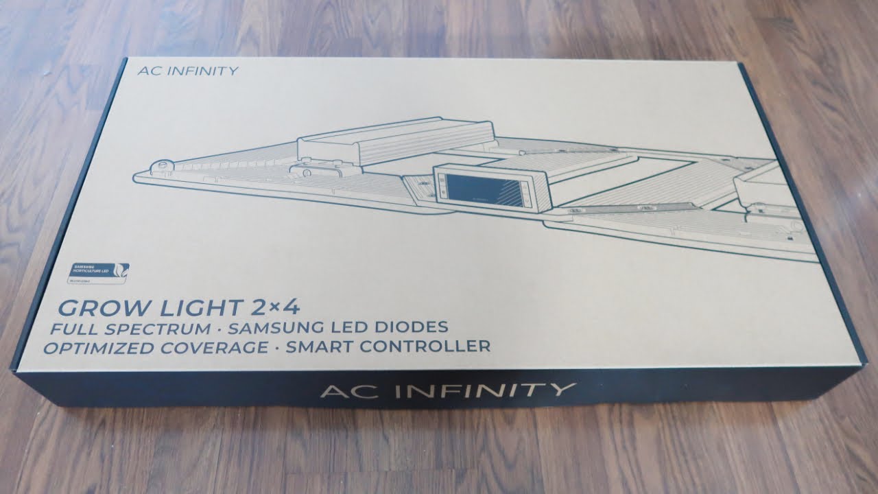 AC Infinity IonBoard S44 400W LED Grow Light Unboxing & Setup