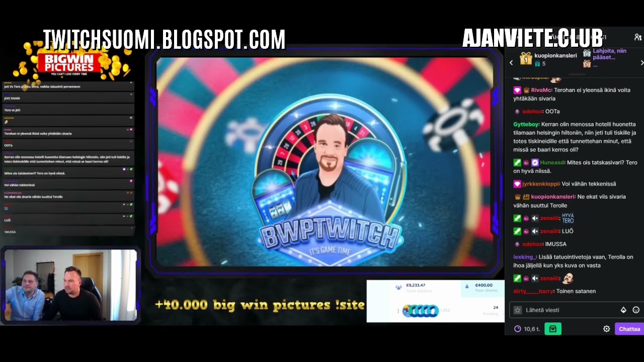 BWPtwitch Ja Jethro Rostedt Slotti Striimi osa 1