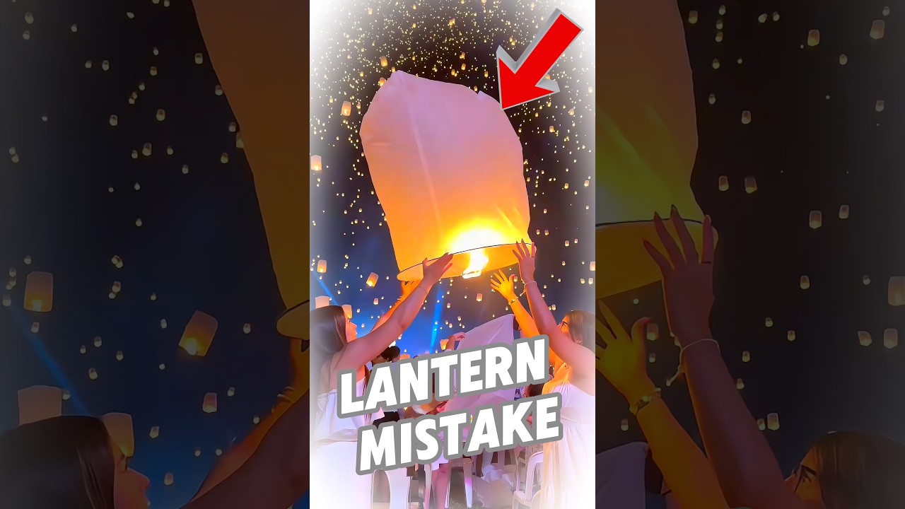 Не выпускайте небесные фонарики слишком рано 😳🔥 