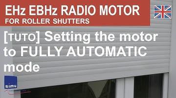 TUTO 2  - Setting the motor to FULLY AUTOMATIC mode
