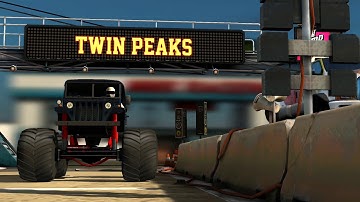 MMX racing game play with the block hopper x