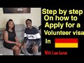 HOW TO COME TO GERMANY AS A VOLUNTEER (FSJ) STEP BY STEP WITH LIAM KARANI