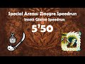 Mhwib special arena zinogre speedrun 550  insect glaive speedrun