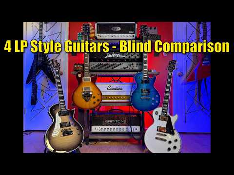4 Way BLIND Les Paul comparison - With a twist...