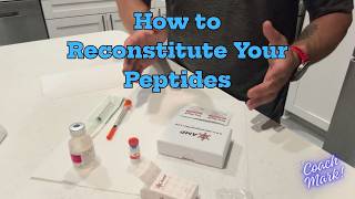 HOW TO RECONSTITUTE YOUR PEPTIDES