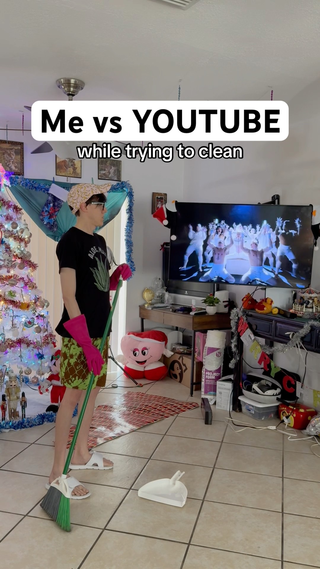 When You Have YOUTUBE Playing in the Background While Trying to CLEAN ?#TheManniiShow.com/series