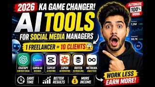 Best AI Tools for Social Media Managers in 2026 🚀 | Freelancing Automation screenshot 2