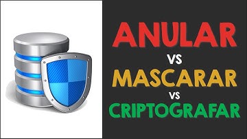 Anulacao, Mascaramento e Criptografia