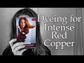 Dyeing for Vidal Sassoon Intense Red Copper (results at 0:10!)