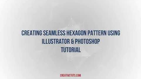 Creating Seamless Hexagon Patterns using Illustrator and Photoshop
