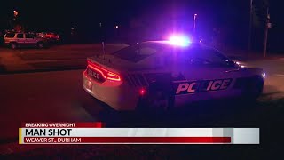 Man seriously injured in Durham shooting, police say