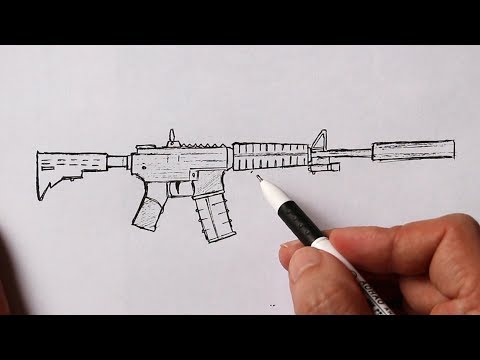 How to Draw  M4 A1