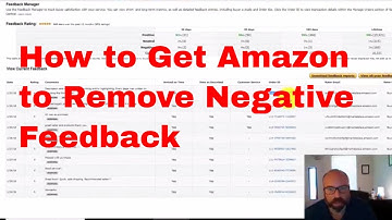 How to Get Amazon to Remove Negative Feedback