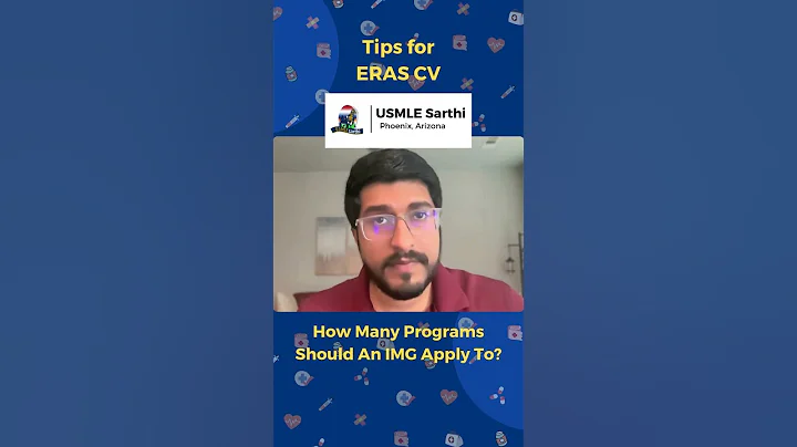 How many programs should an IMG apply to? | USMLE | Residency Match 2025 | ERAS CV & PS