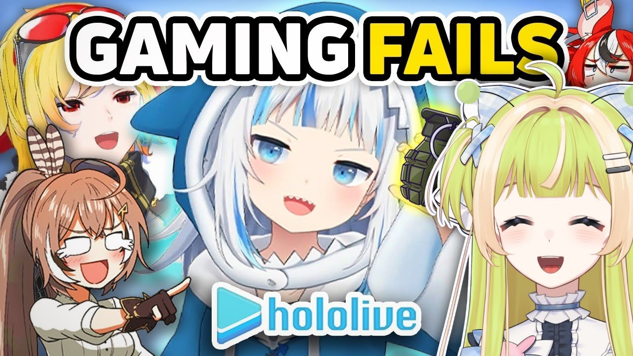 VTuber reacts to the FUNNIEST Hololive Gaming Fails