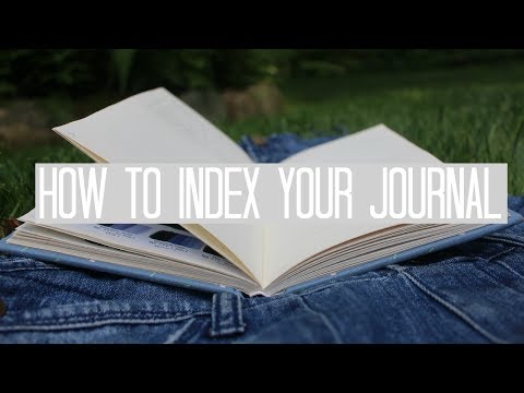 Video: Hvordan indekseres en journal?