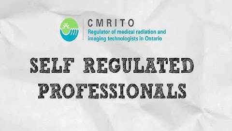 cmrito self regulated professionals