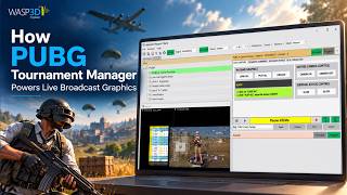 How PUBG Tournament Manager Powers Live Broadcast Graphics| @WASP3DOfficial screenshot 3