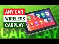 Wireless CarPlay & Android Auto in ANY Car | Coral Vision CarPlay Lite Display Console Review
