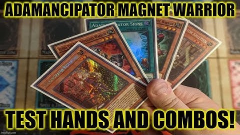 HOW TO PLAY A ADAMANCIPATOR MAGNET WARRIOR DECK! TEST HANDS AND COMBOS! (SEPTEMBER 2021) YUGIOH!