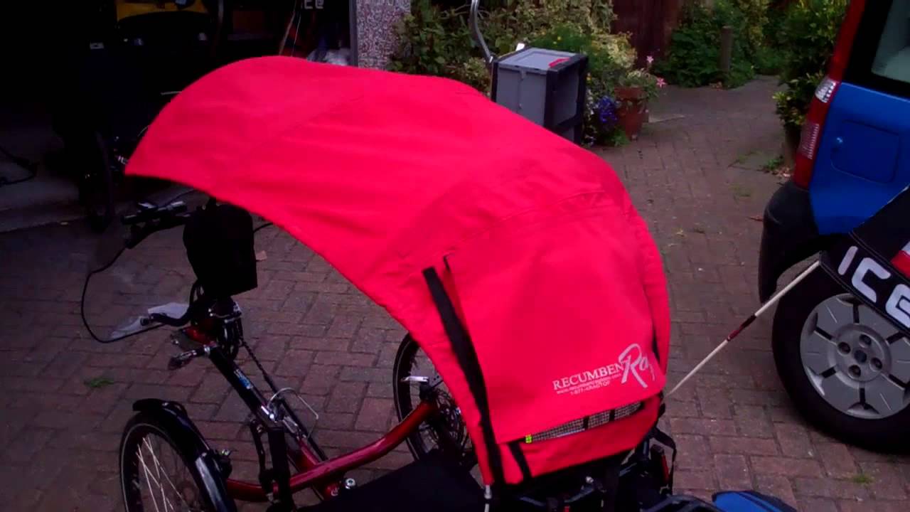 recumbent bike sun shade