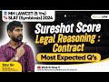 Mh lawcet 5 yrs  slat 2024  legal aptitude questions on contract most expected qs