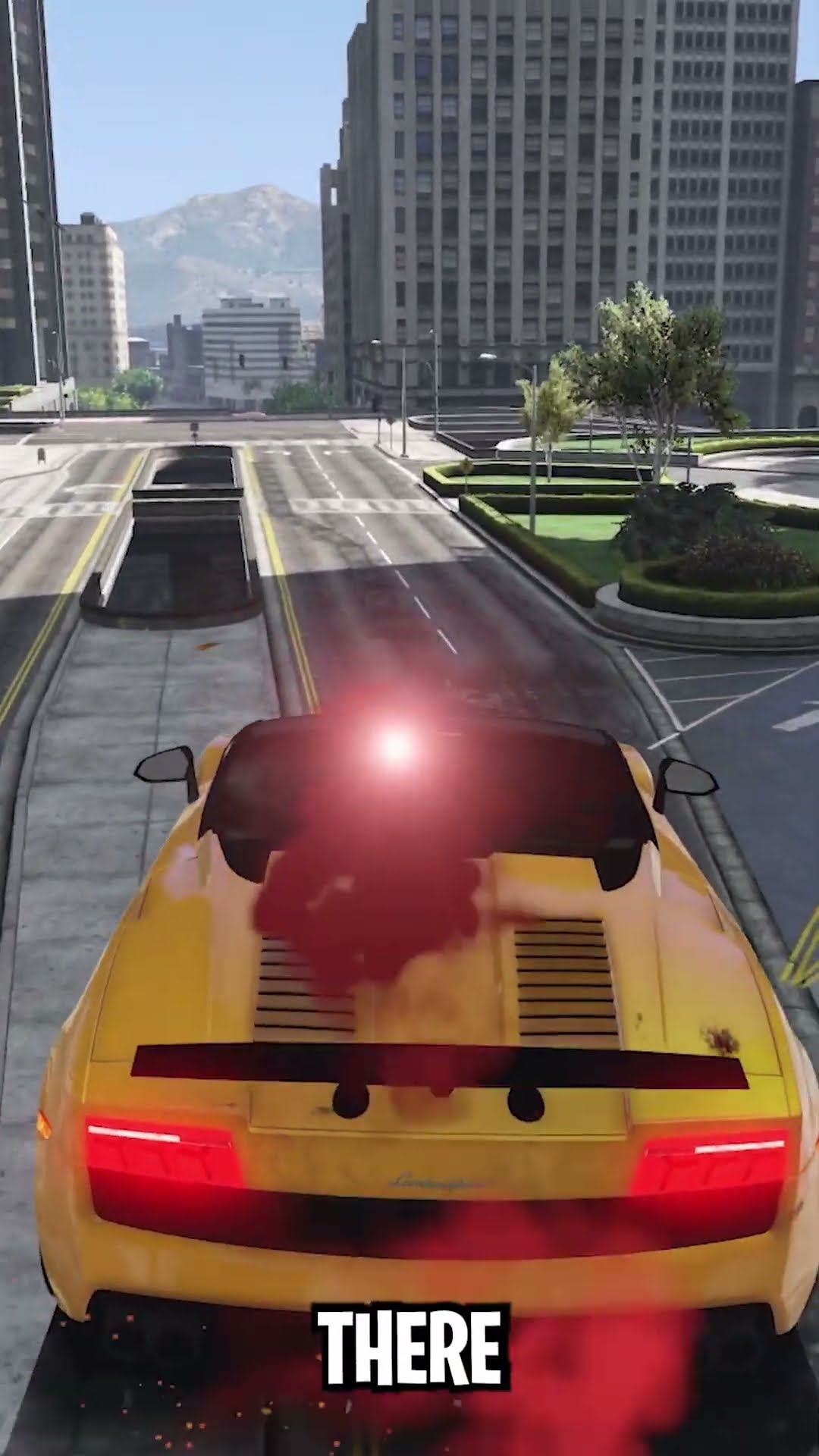 Giant Lamborghini Escaping Cops
