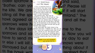 The Sparrow and The Hawk | Short Story in English | Bedtime Stories for kids in English