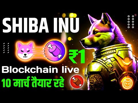 shiba inu coin ₹1 | shibarium blockchain live 10 मार्च | bone token $10