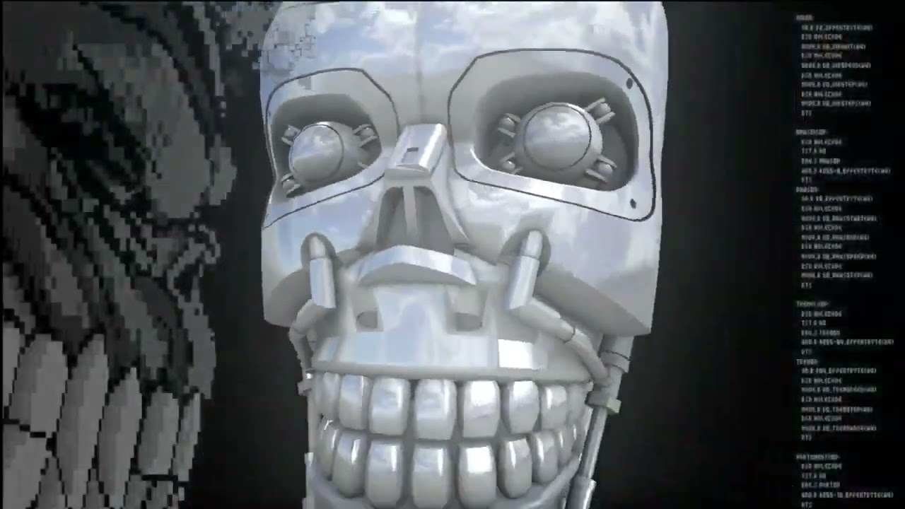 PC Cracktro Genesis T2 Terminator 2 for TRSI