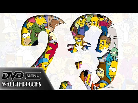 The Simpsons Season 20 (2008-09, 2010) DvD Menu Walkthrough