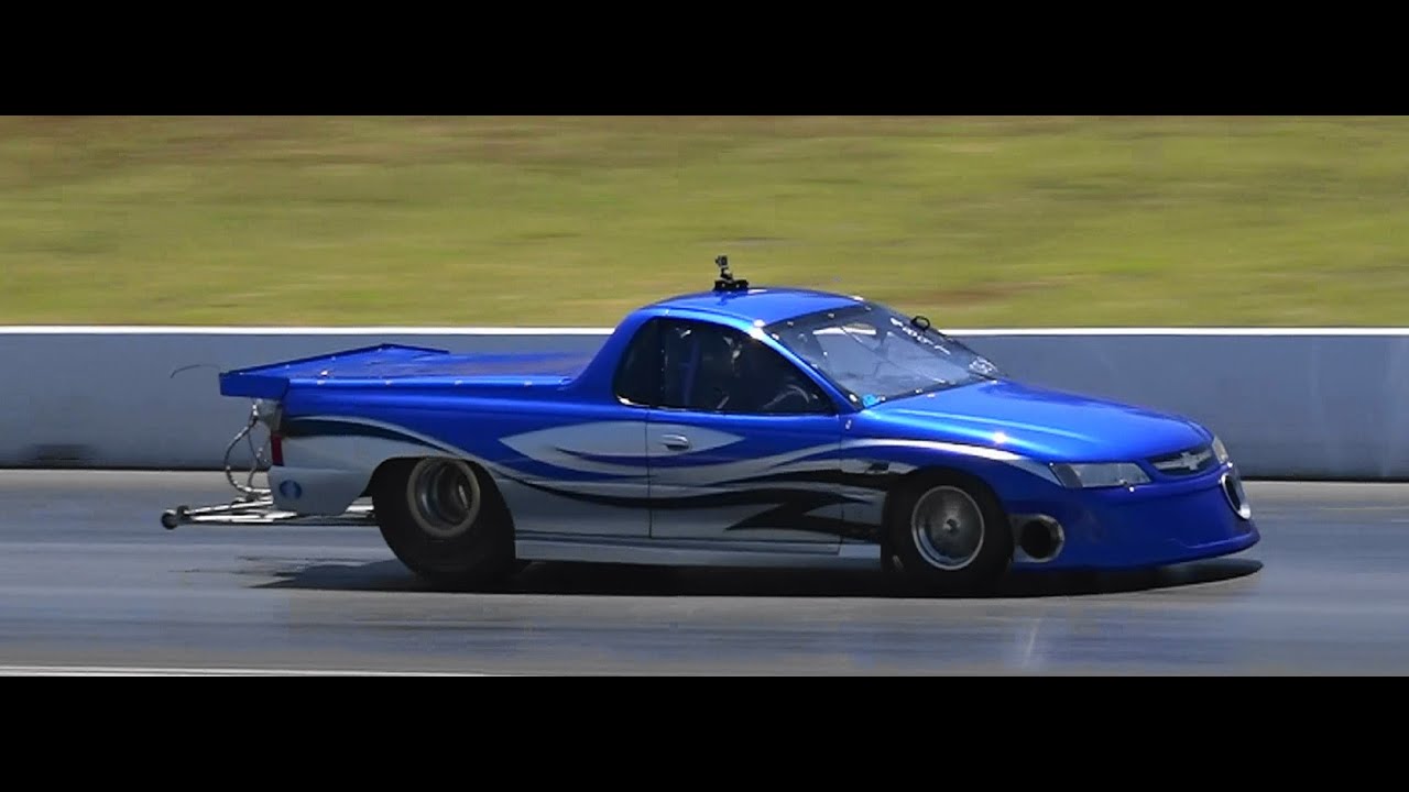 C&V PERFORMANCE V8 TURBO COMMODORE UTE 7.10 @ 197 MPH APSA GRAND FINAL ...
