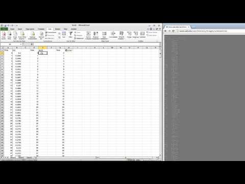 CH 118 - Excel Help for Kinetics Simulation Experiment