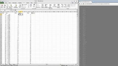 CH 118 - Excel Help for Kinetics Simulation Experiment