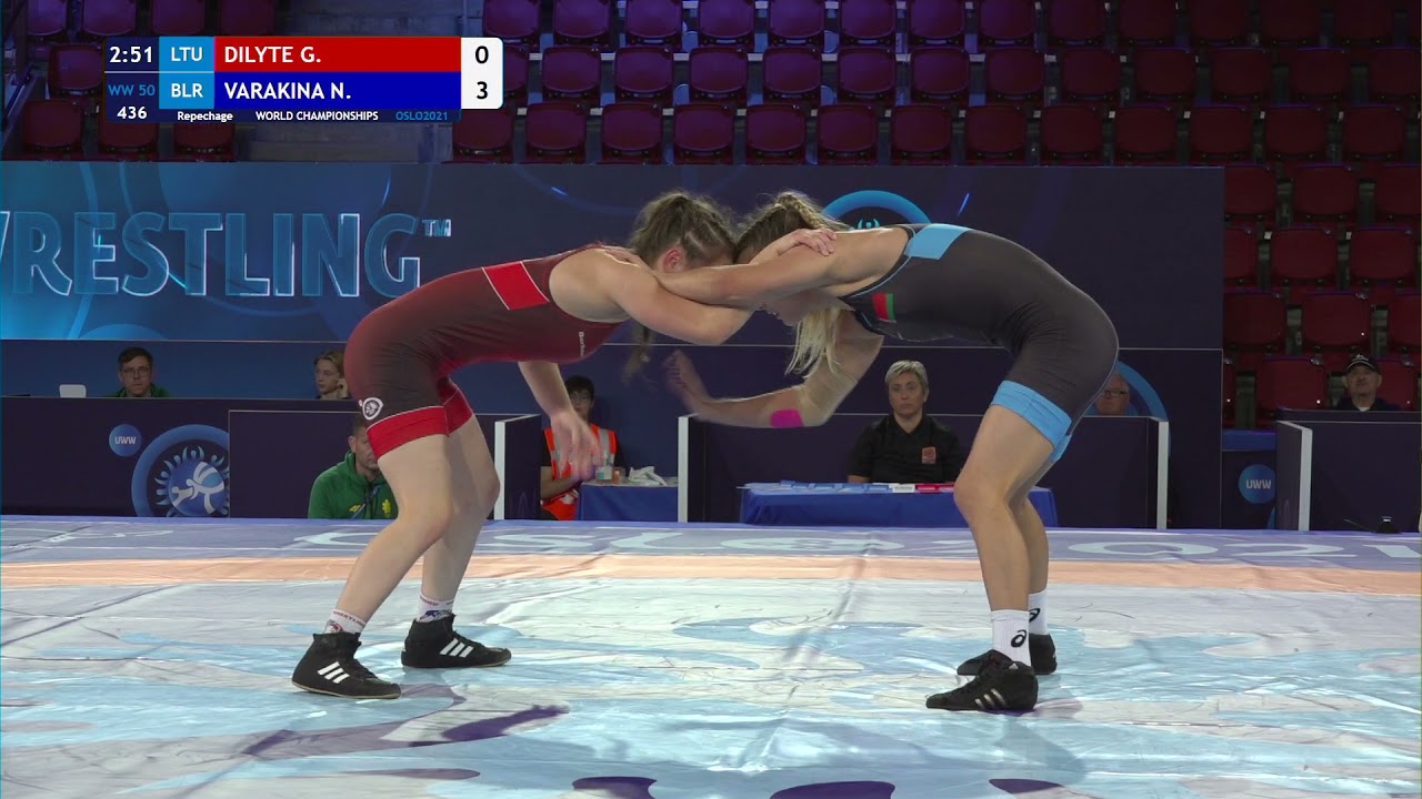 Repechage WW - 50 kg: G. DILYTE (LTU) v. N. VARAKINA (BLR)
