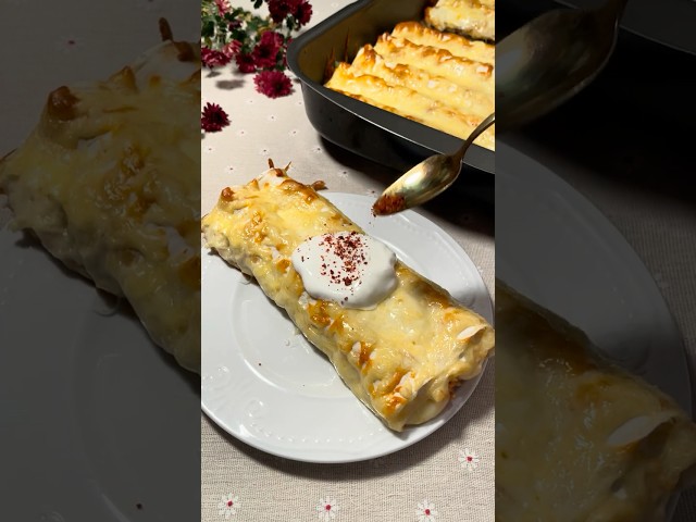 Мексиканская энчилада | Рецепт #рецепты #лаваш #обед #вкусноипросто #рецептизкурицы #ппрецепт