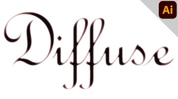 Diffuse Glow Text Effect | ILLUSTRATOR TUTORIAL