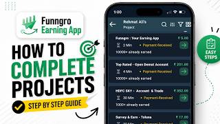 How to Complete Project in Funngro App (With Rework Fix) | Funngro Se Paise Kaise Kamaye screenshot 4