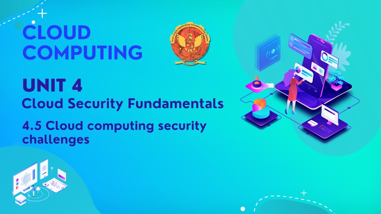 4.5 Cloud computing security challenges | CS802(B) | - YouTube