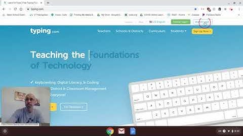 SIS Students Logging into Typing.com