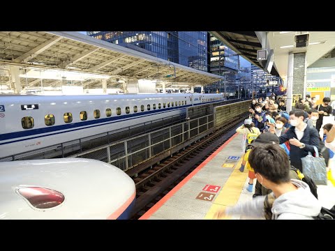 e4系Max 最終列車　Maxとき　ありがとう放送&東京駅発車シーン