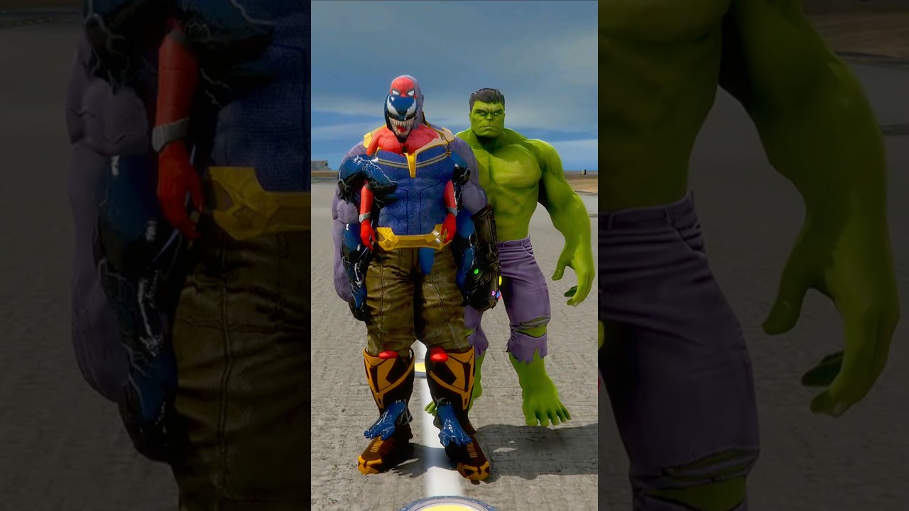 SPIDER MAN + HULK + VENOM + THANOS 💥 - ULTIMATE FUSION | 