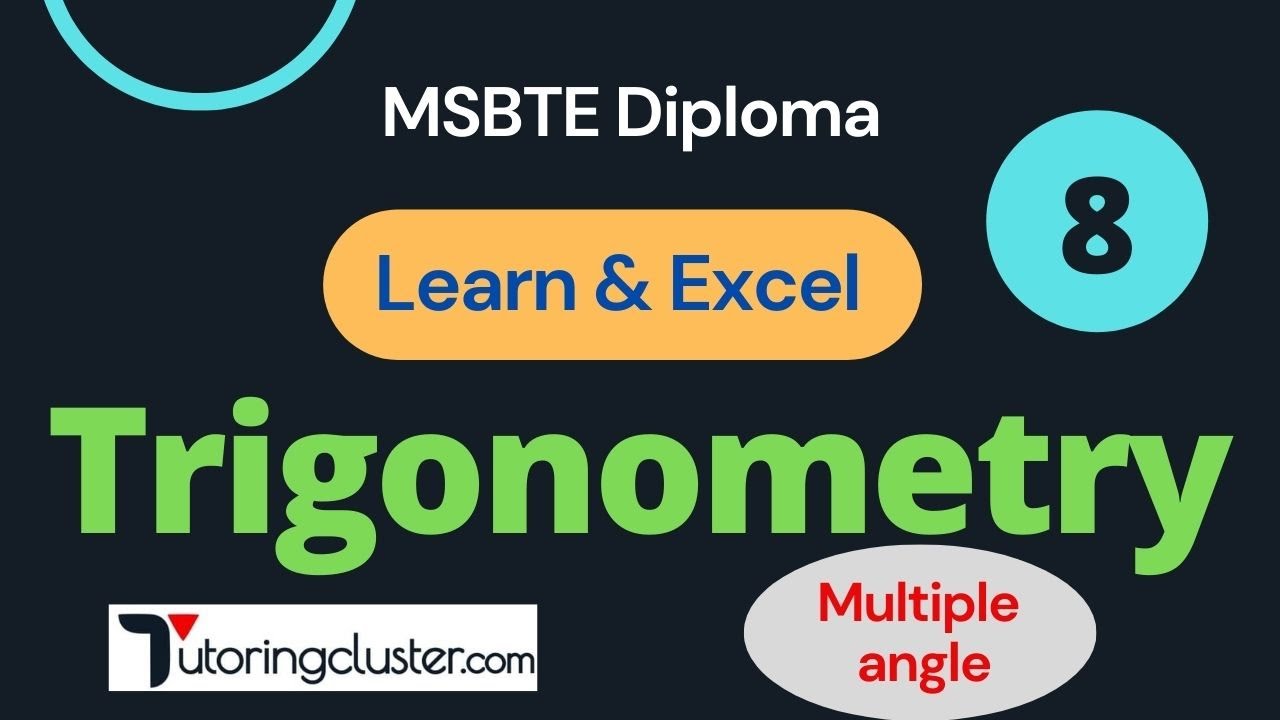 Download Diploma 1st year maths | Trigonometry | Multiple angle| Class 8 | Marathi