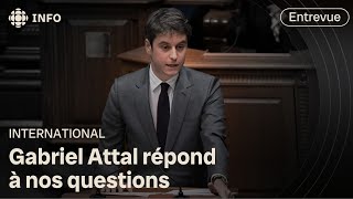 Entrevue avec le premier ministre français, Gabriel Attal