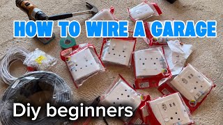 How to wire and install electricity to a new Garage. Build#electrical #diy#asmr 