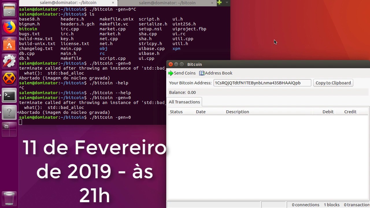 Aviso - Live analisando o primeiro código do Bitcoin