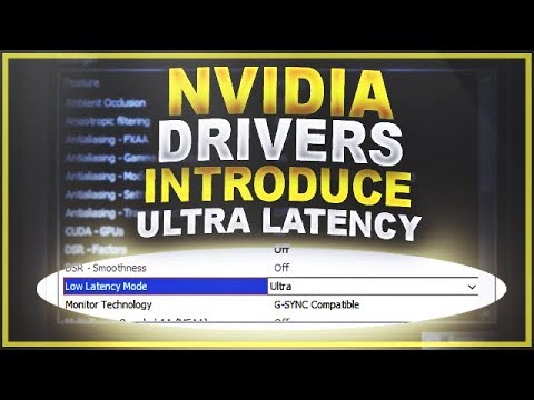 Latest Nvidia Drivers Beta Ultra Low Latency Mode Youtube