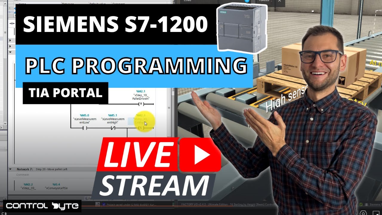 Ladder Logic basics in 1 hour - Siemens PLC programming in TIA Portal