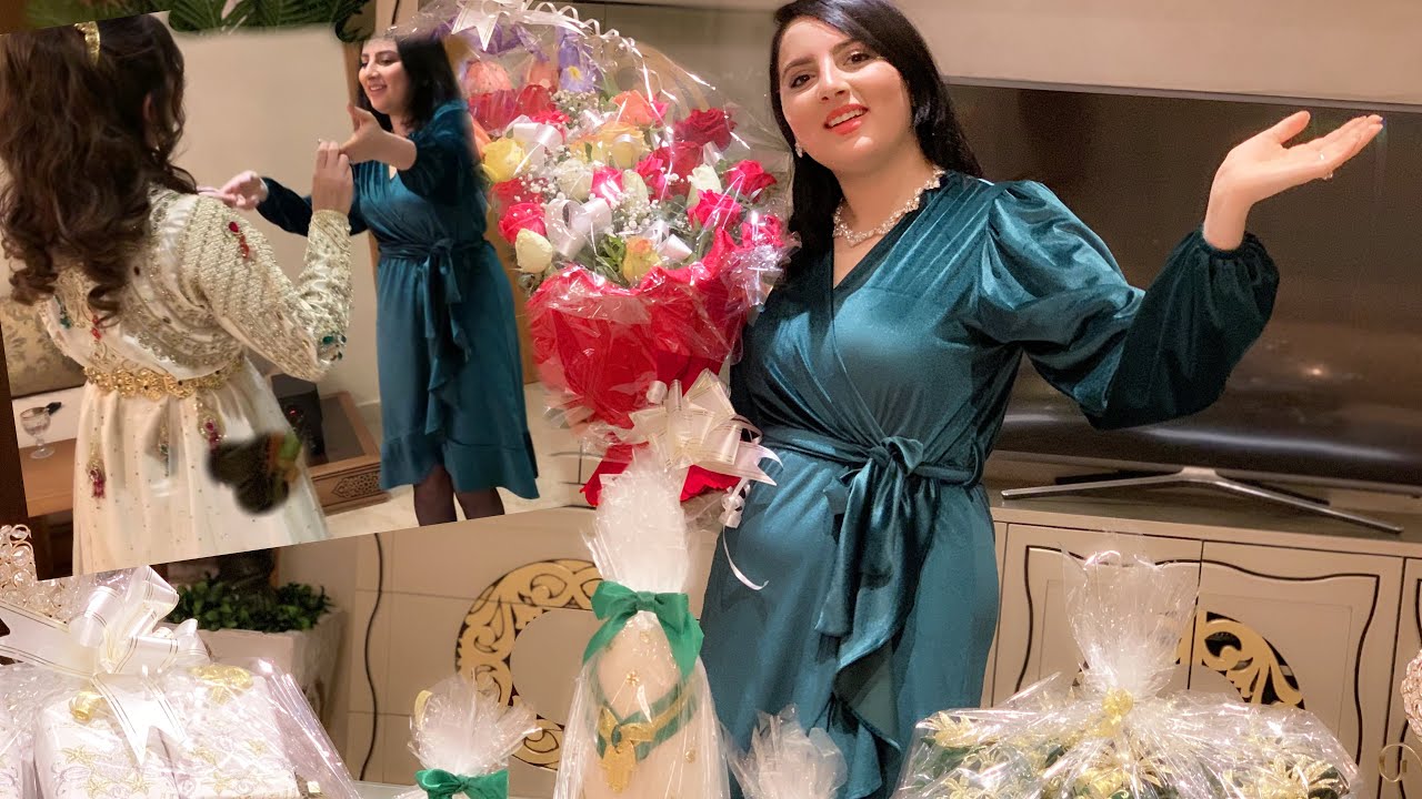 خمسة دقائق ويجيو الخطاب وأنا باقي موجدت راسي😱خطوبة اختي،رقصت معاها😍وها كيفاش استقبلنا عائلة العريس