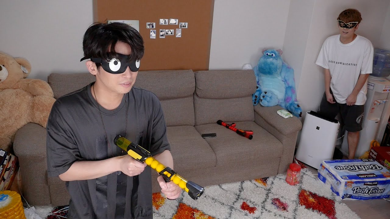 目隠し居合撃ち対決